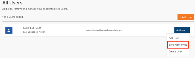 KB - Alert - Subuser - delete user