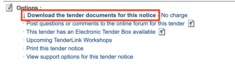 Downloading tender documents from a Buyer branded portal hosted by ...