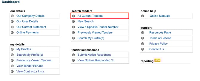 KB - Tenderlink - all current