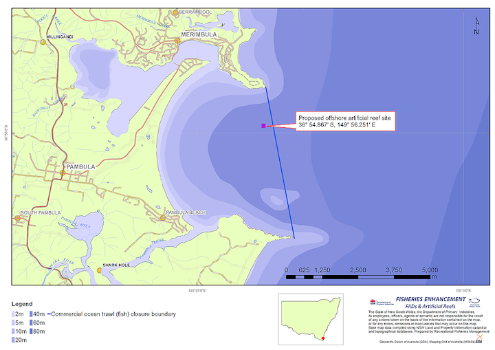 Merimbula Reef Location - Australian Tenders Merimbula Reef Location - Australian Tenders