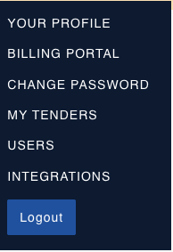 KB - Account Menu
