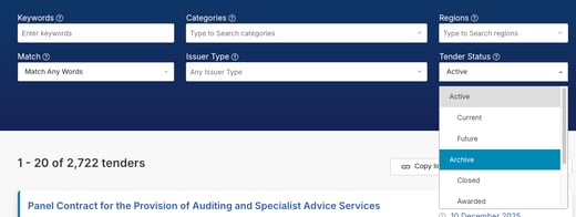 Advanced search bar image