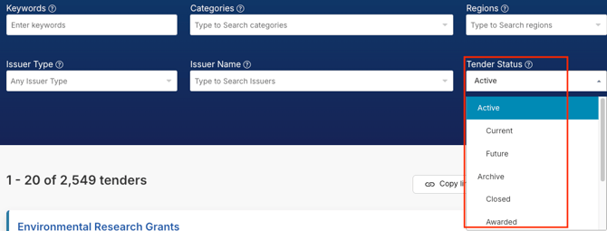 KB - Search - Search by Status 2